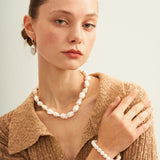 Classical Baroque Pearl Beaded Bracelets