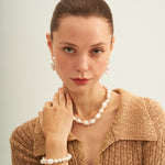 Classical Baroque Pearl Beaded Bracelets