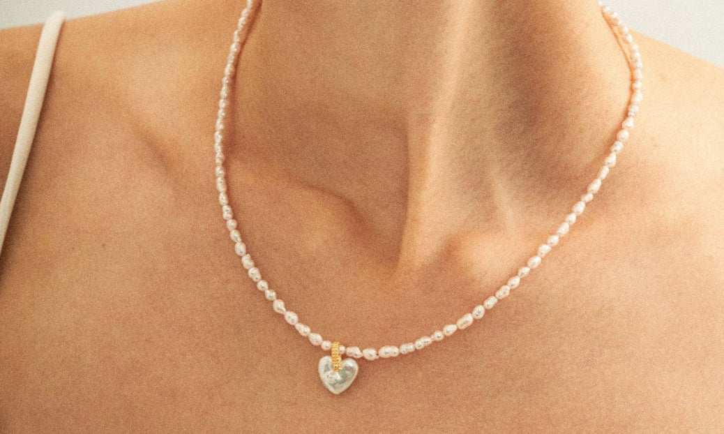 Baroque pearl necklace-Gembea Jewelry