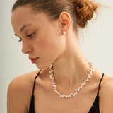 Small Baroque Pearl Beaded Necklace