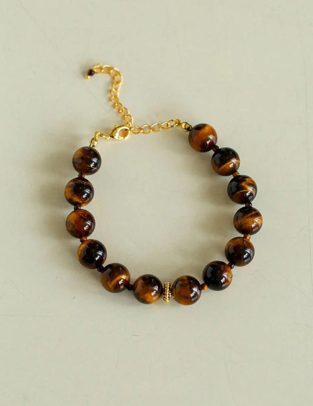 Tiger's Eye Beaded Bracelet gembea jewelry