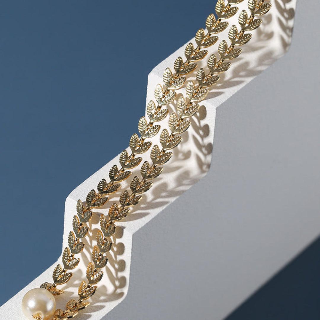 Love and the City Leaf Choker Necklace - Gembea Jewelry