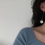 Petal Baroque Long Chain Earrings