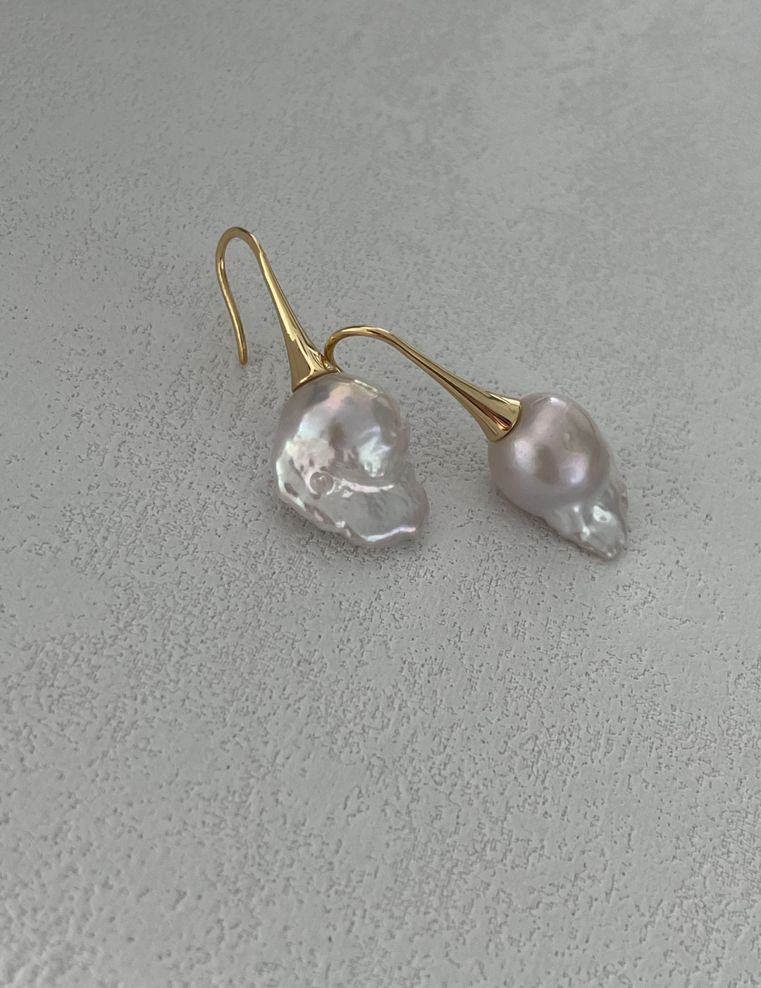 Gembea Jewelry Baroque Pearl Drop Ear Hook Earrings