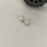 Simple Keshi Baroque Pearl Stud Earrings