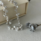 Small Baroque Pearl Beaded Necklace