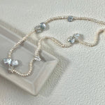 Petal Baroque Mini Pearl Beaded Necklace