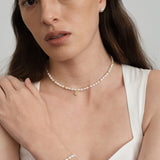 26 Letter Initial Pearl Necklace gembea jewelry