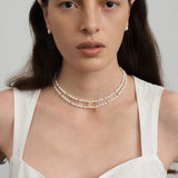 26 Letter Initial Pearl Necklace gembea jewelry