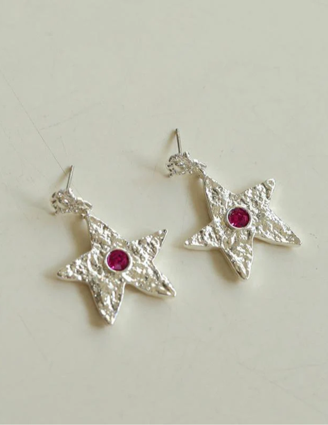 Dazzling Stars Earrings Gold Silver