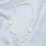 French Style Round Baroque Pearl Choker Necklace