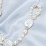 French Style Round Baroque Pearl Choker Necklace