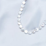 Double Chain Small Circle Baroque Pearl Necklace