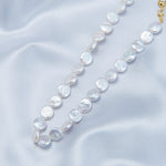 Double Chain Small Circle Baroque Pearl Necklace