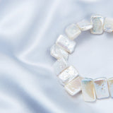 Rectangular Baroque Pearl Bracelet