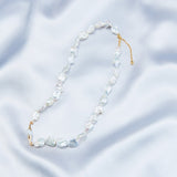 Moustache Baroque Pearl Beaded Necklace