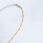 Round Baroque Pendant Chain Pearl Necklace