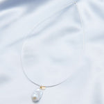 Baroque Pearl Pendant Collar Necklace