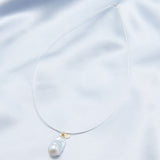 Baroque Pearl Pendant Collar Necklace