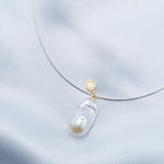 Baroque Pearl Pendant Collar Necklace