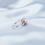 Sharp Knife Shape Colored Large Baroque Pearl Rings