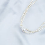 Double Layers Pearl Baroque Necklace