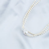 Double Layers Pearl Baroque Necklace