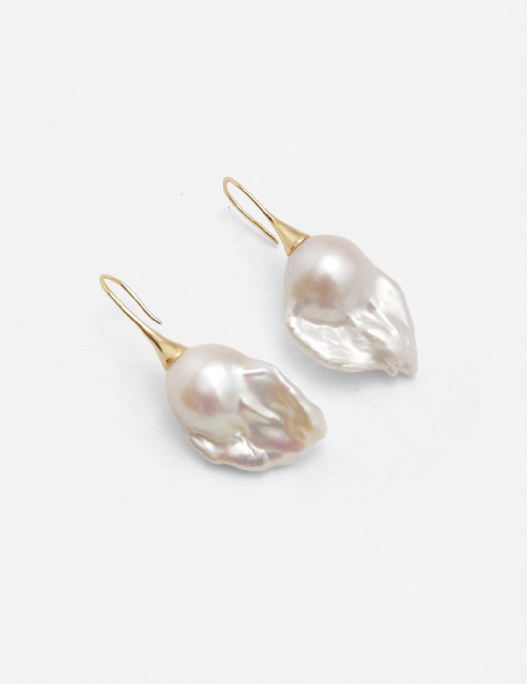 Gembea Jewelry Baroque Pearl Drop Ear Hook Earrings