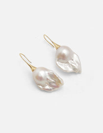 Gembea Jewelry Baroque Pearl Drop Ear Hook Earrings
