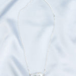 Sterling Silver Chain Baroque Pearl Pendant Necklace