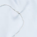 Sterling Silver Chain Baroque Pearl Pendant Necklace