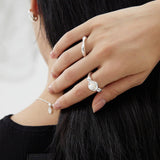 Adjustable Freshwater Pearls Open Rings - Gembea Jewelry