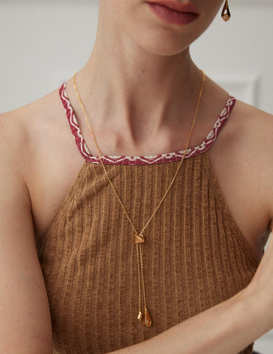 Adjustable Long Pull Pearl Necklaces - Gembea Jewelry