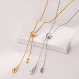 Adjustable Long Pull Pearl Necklaces - Gembea Jewelry