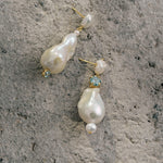 Amalfi Large Baroque Pearl Drop Earrings gembea jewelry