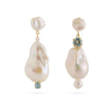 Amalfi Large Baroque Pearl Drop Earrings gembea jewelry