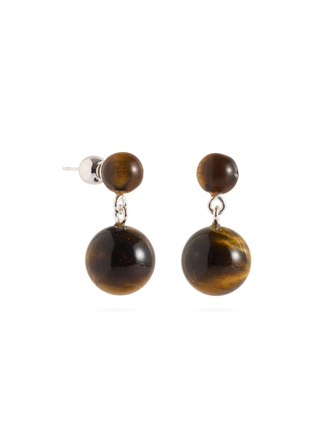 Amber Oak Tiger's Eye Earrings gembea jewelry