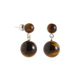 Amber Oak Tiger's Eye Earrings gembea jewelry