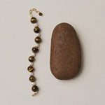 Amber Oak Tiger's Eye Pearl Bracelet gembea jewelry