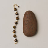 Amber Oak Tiger's Eye Pearl Bracelet gembea jewelry