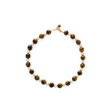 Amber Oak Tiger's Eye Pearl Necklace gembea jewelry