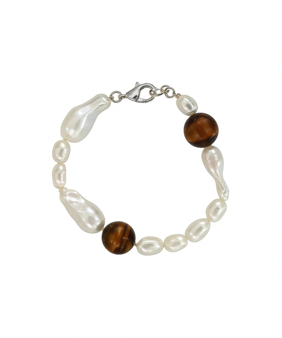 Amber Baroque Pearl Bracelet gembea jewelry