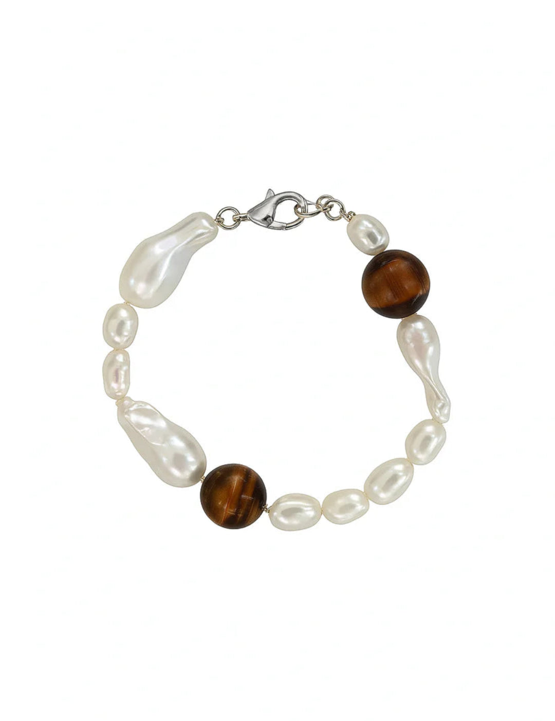 Amber Baroque Pearl Bracelet gembea jewelry
