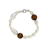 Amber Baroque Pearl Bracelet gembea jewelry