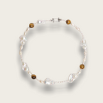 Amber Baroque Pearl Necklace gembea jewelry