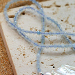Sea's Embrace Series Aquamarine Pearl Necklace - Gembea Jewelry