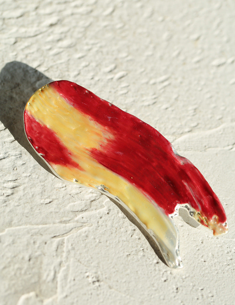 Artistic Colorful Oil Painting Brooch gembea jewelry