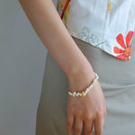Asymmetrical Freshwater Pearl Bracelet