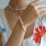 Asymmetrical Freshwater Pearl Bracelet