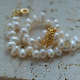 Asymmetrical Freshwater Pearl Bracelet